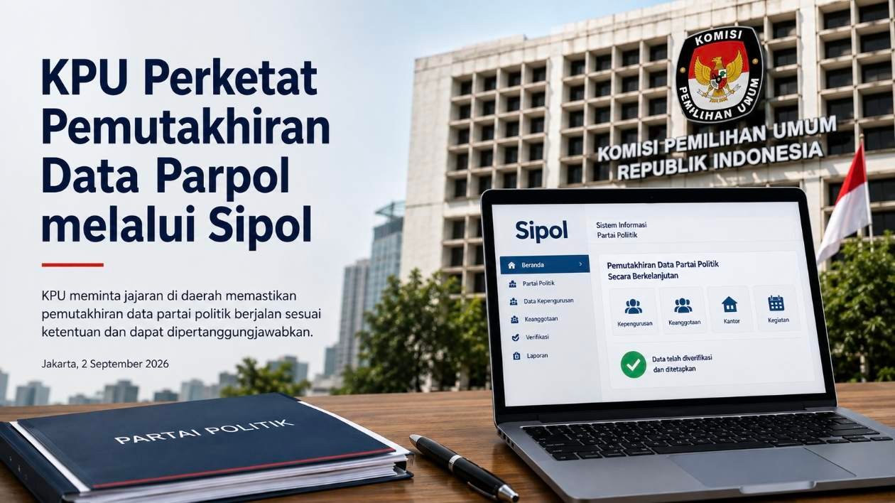 KPU Perketat Pemutakhiran Data Parpol melalui Sipol