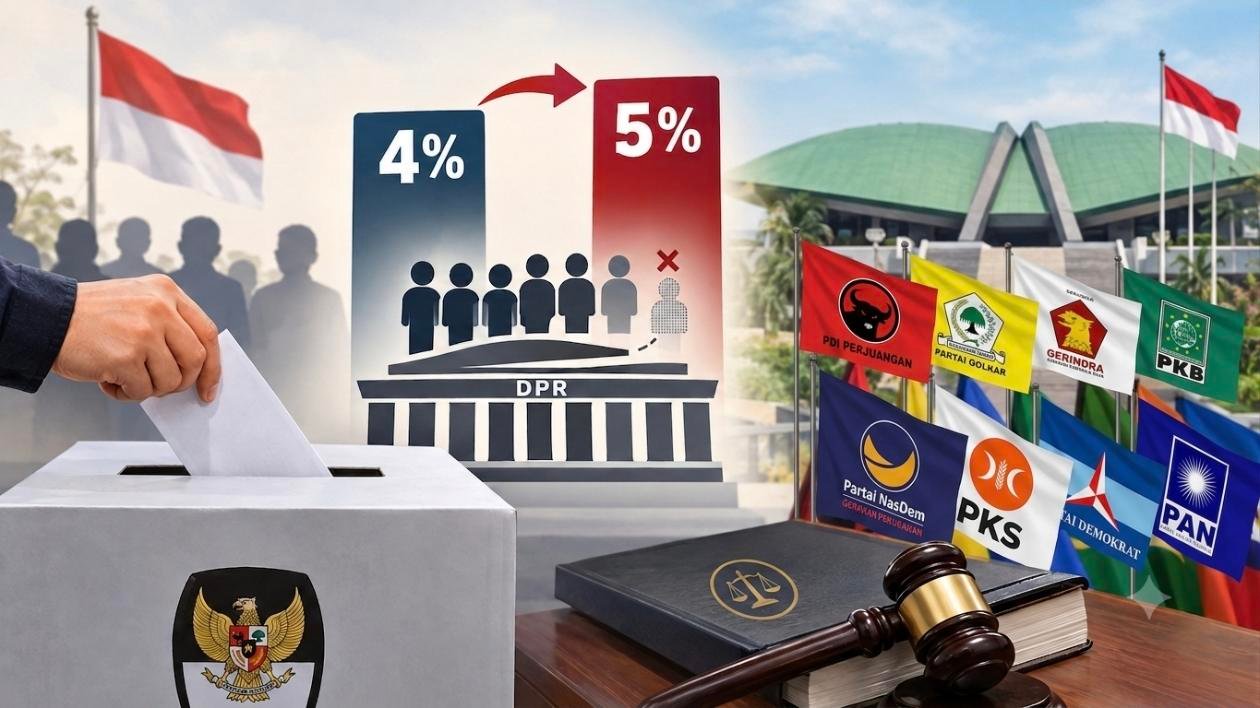 Parliamentary Threshold 5 Persen untuk Pemilu 2029, Apa Artinya?