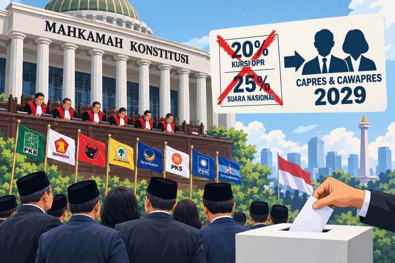 Ambang Batas Capres Dihapus MK, Bagaimana Mengusung Capres 2029?